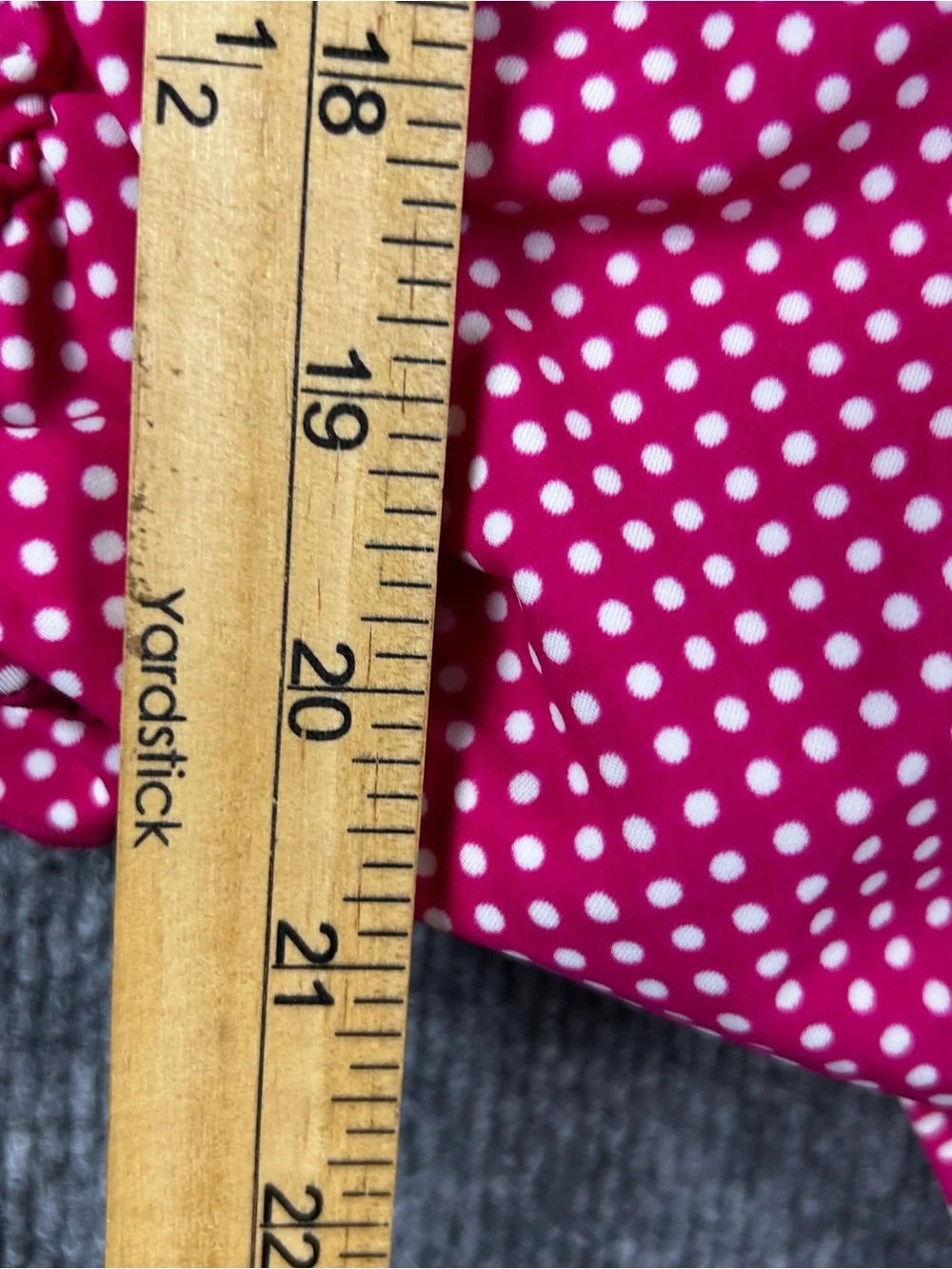 NWT Lands End Girls Hot Pink Polka Dot Ruffle One Piece Swimsuit Bathing Suit 14